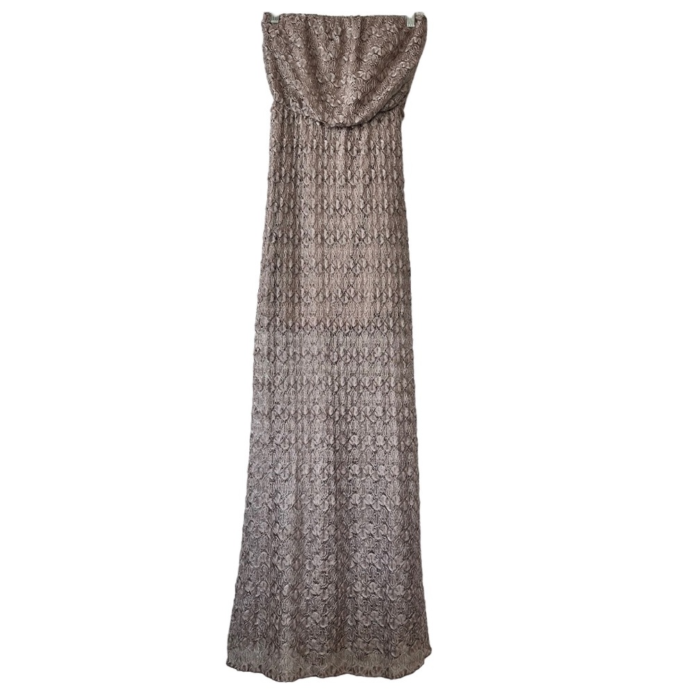 Papaya Women’s Sleeveless Sheer Maxi Dress Sz M